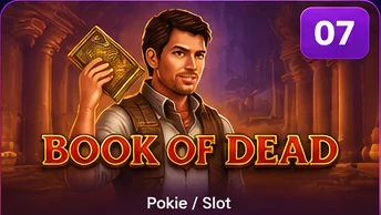 Book Of Dead slot at LevelUp Casino