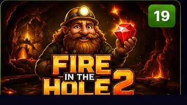 Fire In The Hole 2 slot at LevelUp Casino