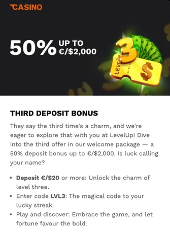 Third deposit